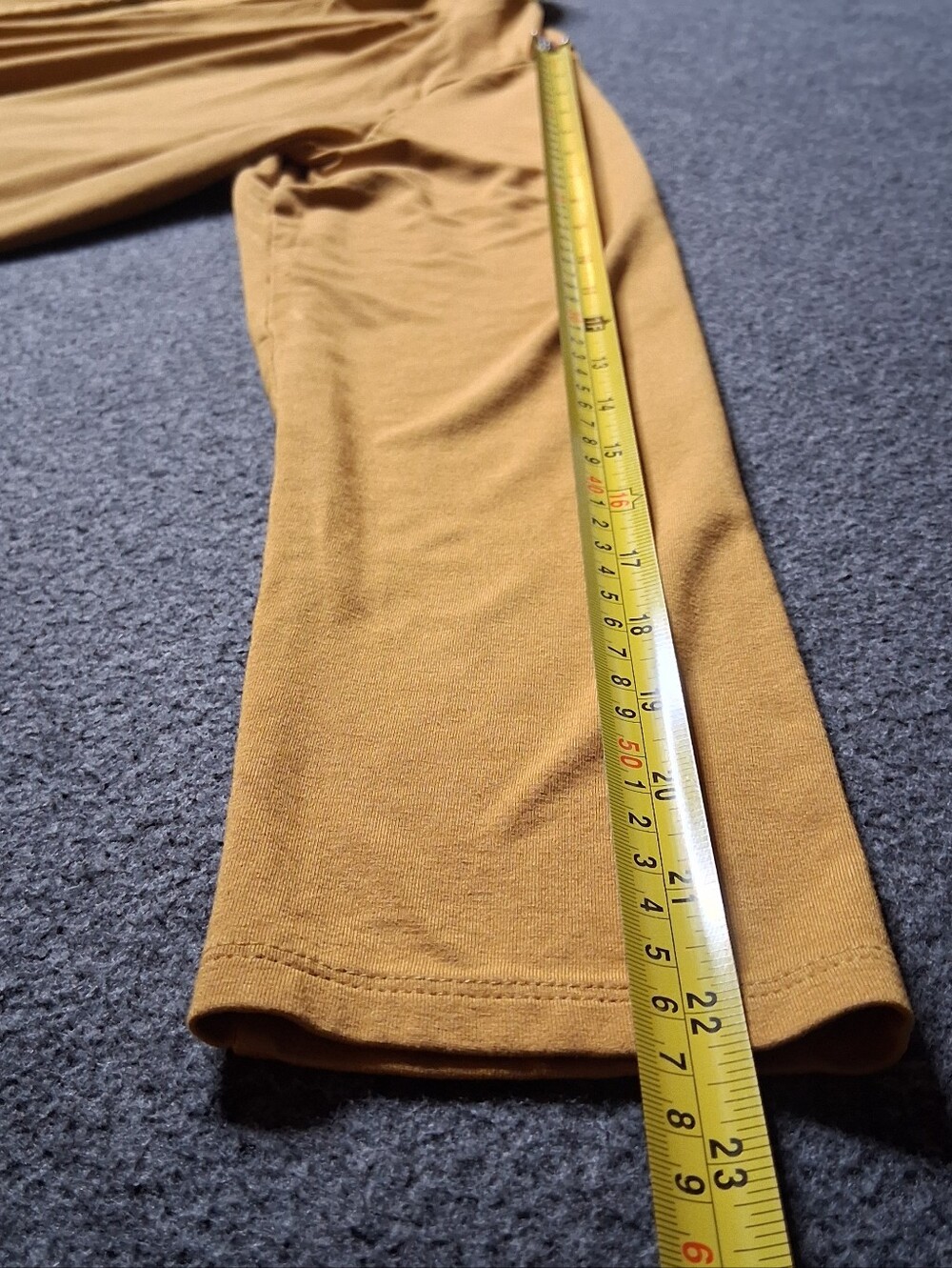 J. Jill Women's Wearever Mustard Yellow Open Front Long Knit Cardigan L - Picture 9 of 12
